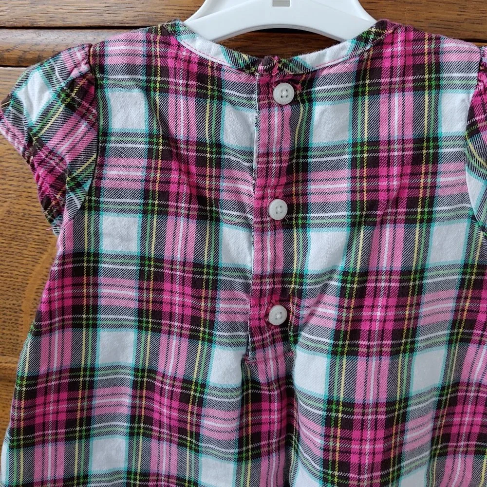 Carter's plaid dress size 12m